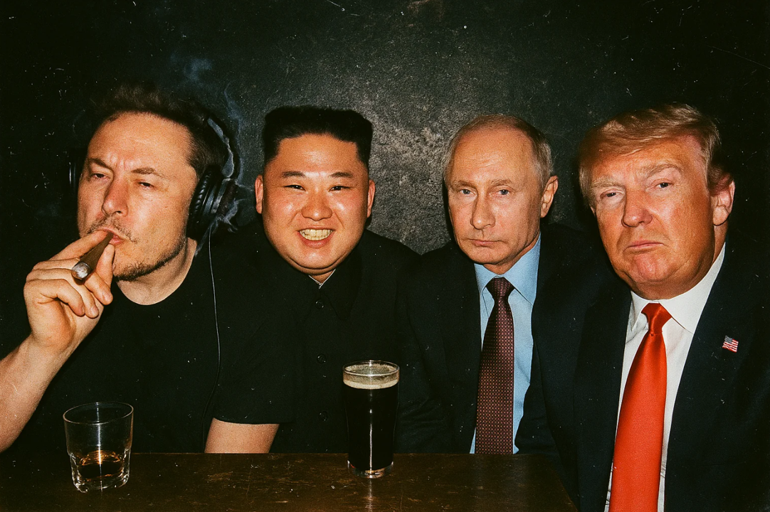 Falešná fotografie známých osobností vytvořená AI